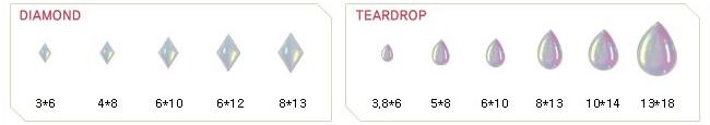 diamond teardrop diamond teardrop